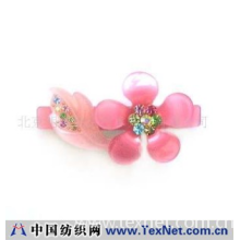 北京明威世纪技术开发有限公司 -树脂镶钻发夹(女性饰品)